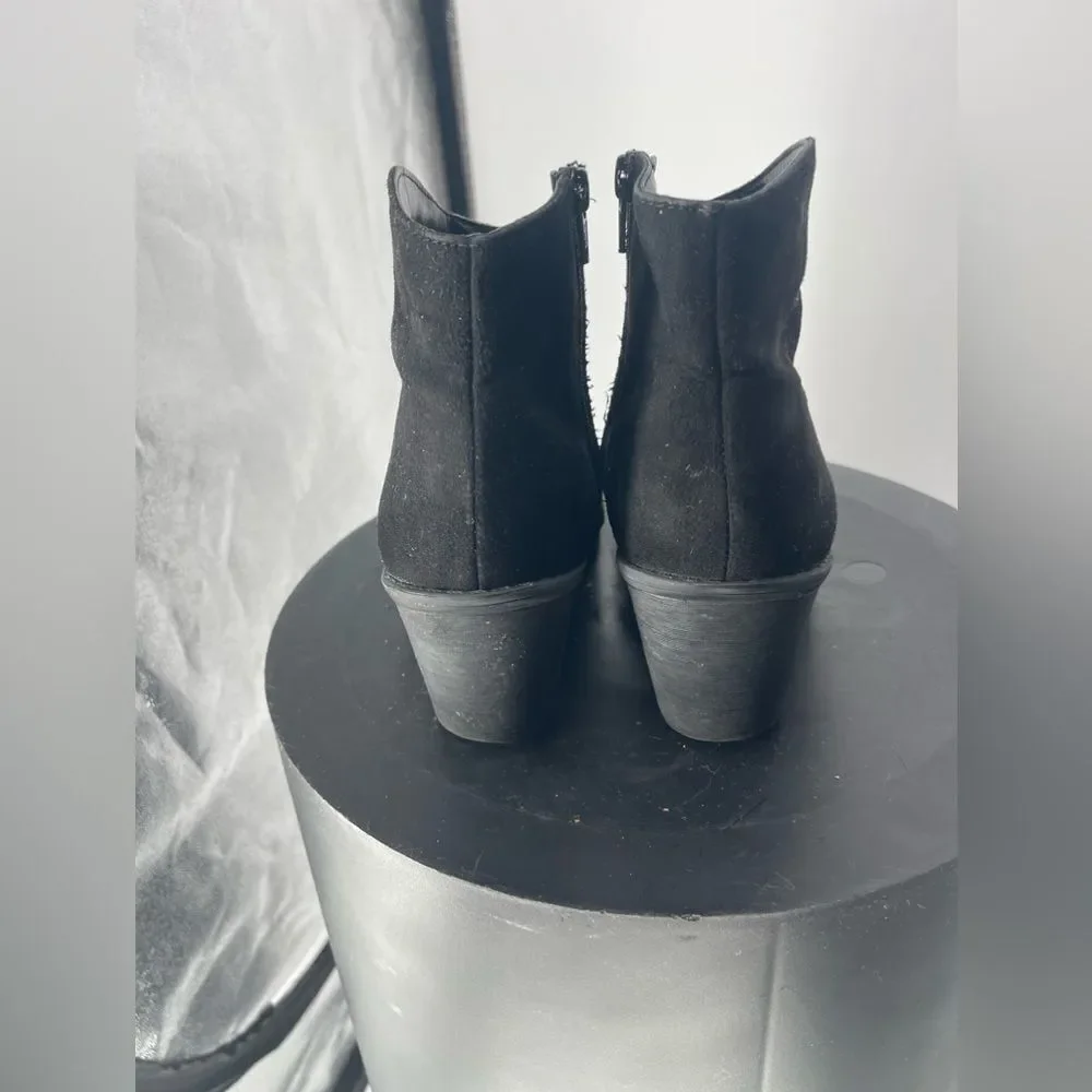 Faded glory black bootie size‎ 9
